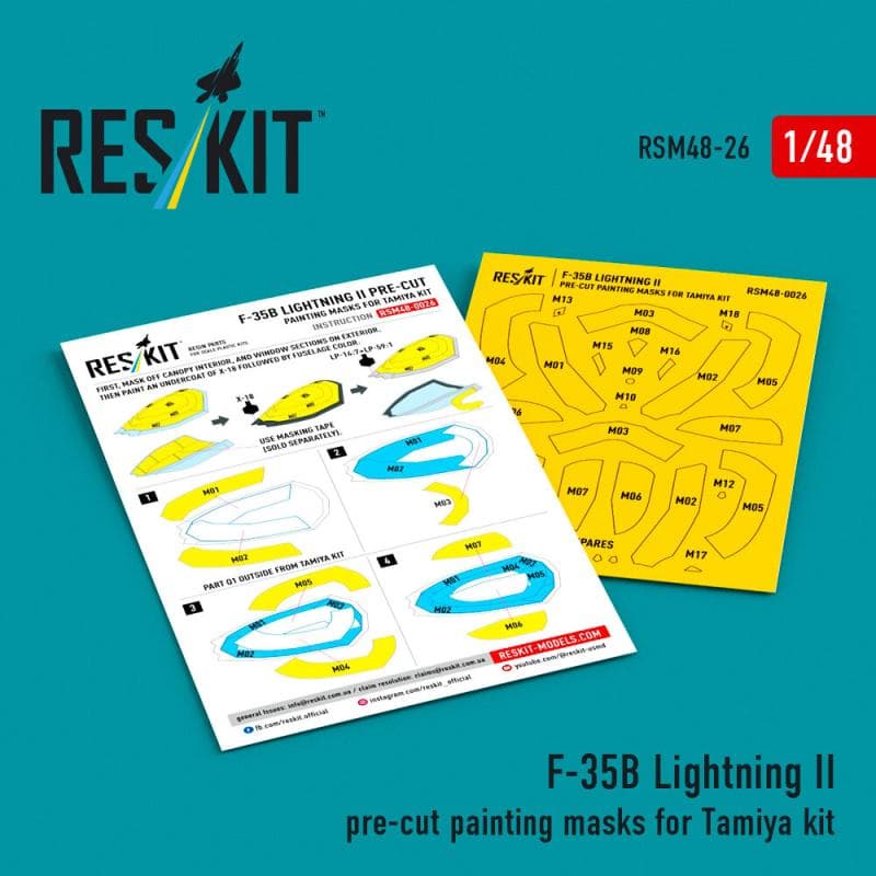 F-35b Lightning Ii - Pre-Cut Painting Masks [Tamiya]