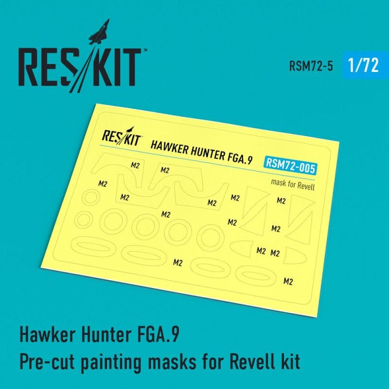 Hawker Hunter Fga.9 - - Pre-Cut Painting Masks [Revell]