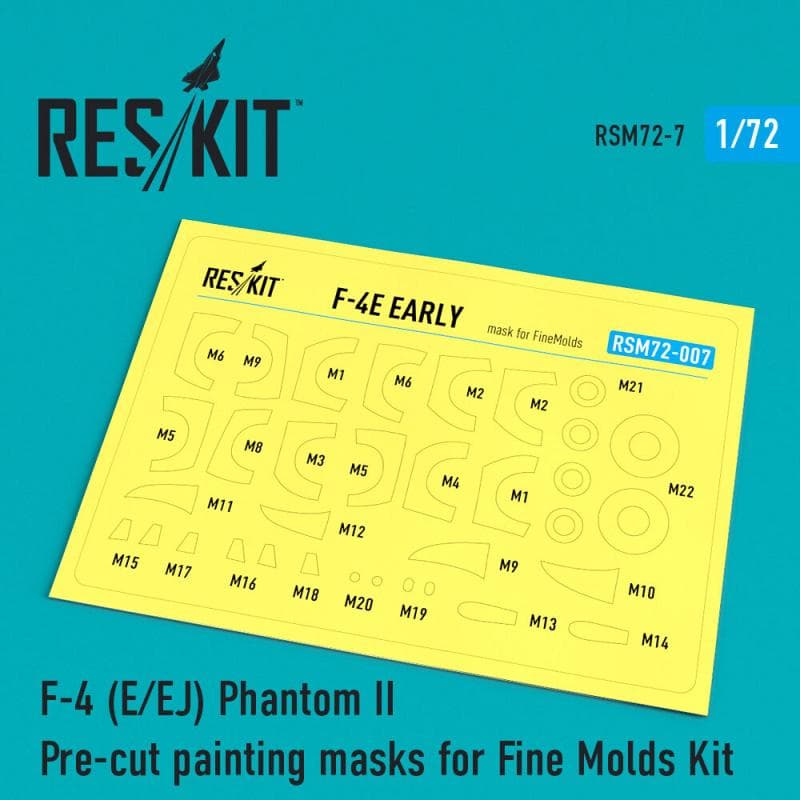 F-4 (E,Ej) Phantom Ii - - Pre-Cut Painting Masks [Finemolds]