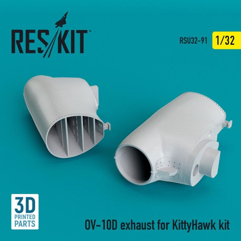 Ov-10d Bronco - Exhaust [Kitty Hawk] (3d Printed)