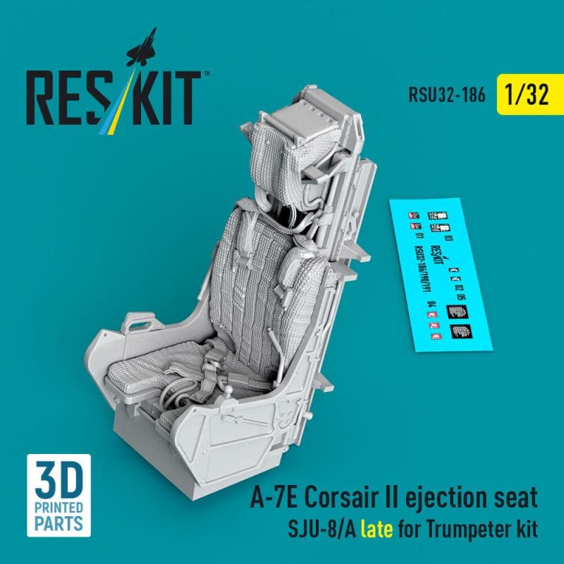 A-7e Corsair Ii Ejection Seat Sju-8/A Late [Trumpeter] (3d Printed)