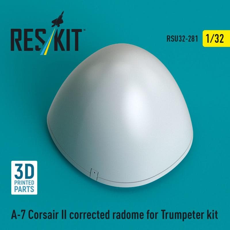 A-7 Corsair Ii - Corrected Radome (3d Printed) [Trumpeter]