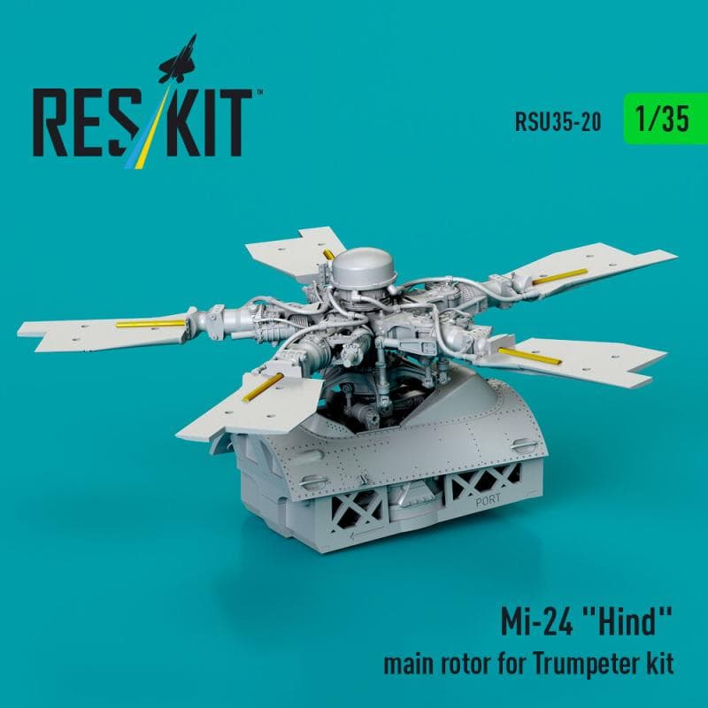 Mi-24 Hind Main Rotor [Trumpeter] (3d Printed)