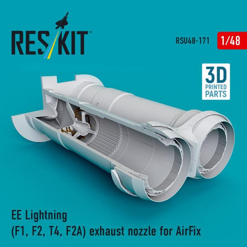 Ee Lightning (F1, F2, T4, F2a) Exhaust Nozzle [Airfix] (3d Printed)