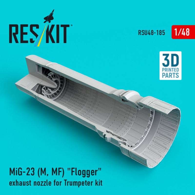 Mig-23 (M, Mf) Flogger Exhaust Nozzle [Trumpeter] (3d Printed)