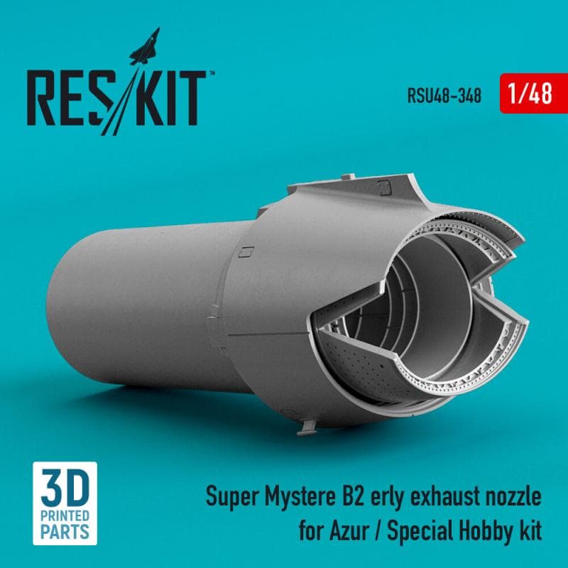 Super Mystere B2 Early Exhaust Nozzle [Special Hobby] (3d Printed)