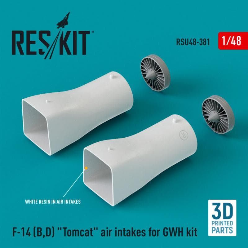 F-14 (B,D) Tomcat Air Intakes [Gwh] (3d Printed)