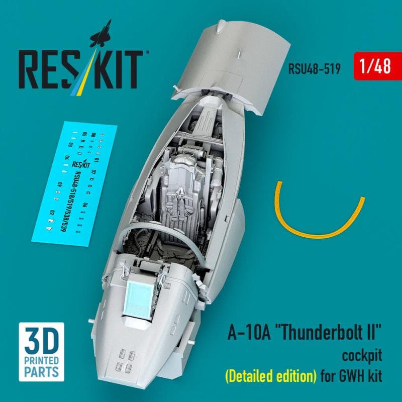 A-10a Thunderbolt Ii Cockpit (Detailed Edition) [Gwh] (3d Printed)