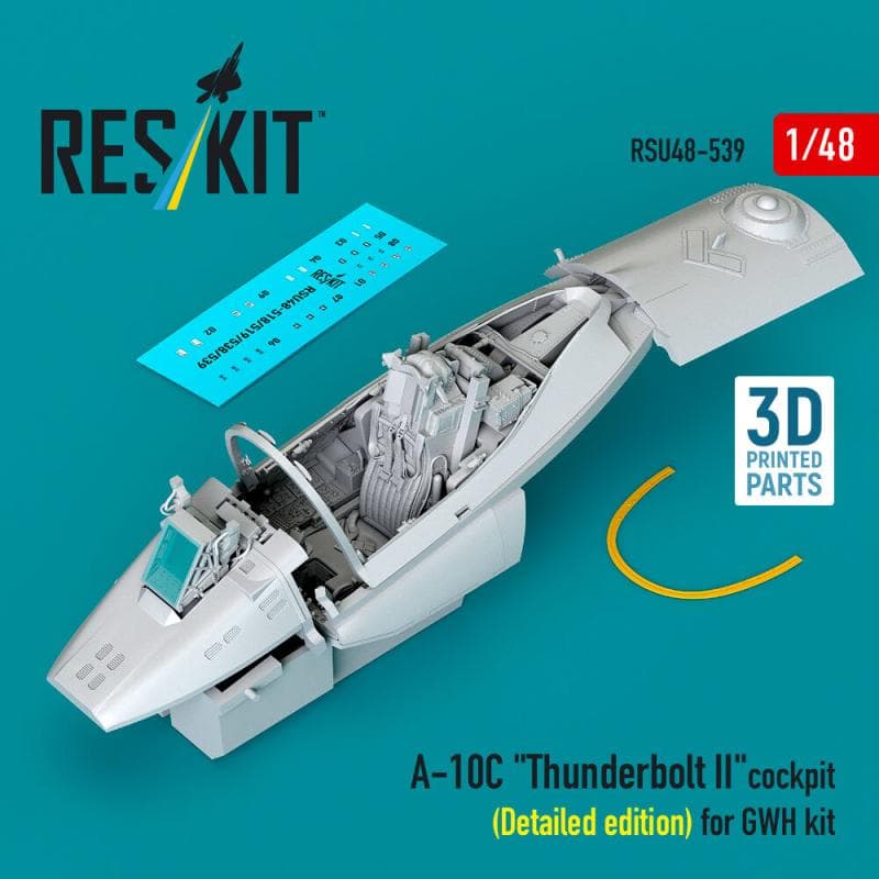 A-10c Thunderbolt Ii Cockpit (Detailed Edition) [Gwh] (3d Printed)