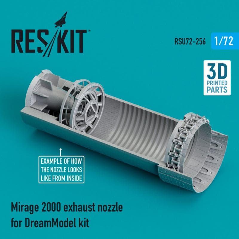 Mirage 2000 - Exhaust Nozzle [Dreammodel] (3d Printed)