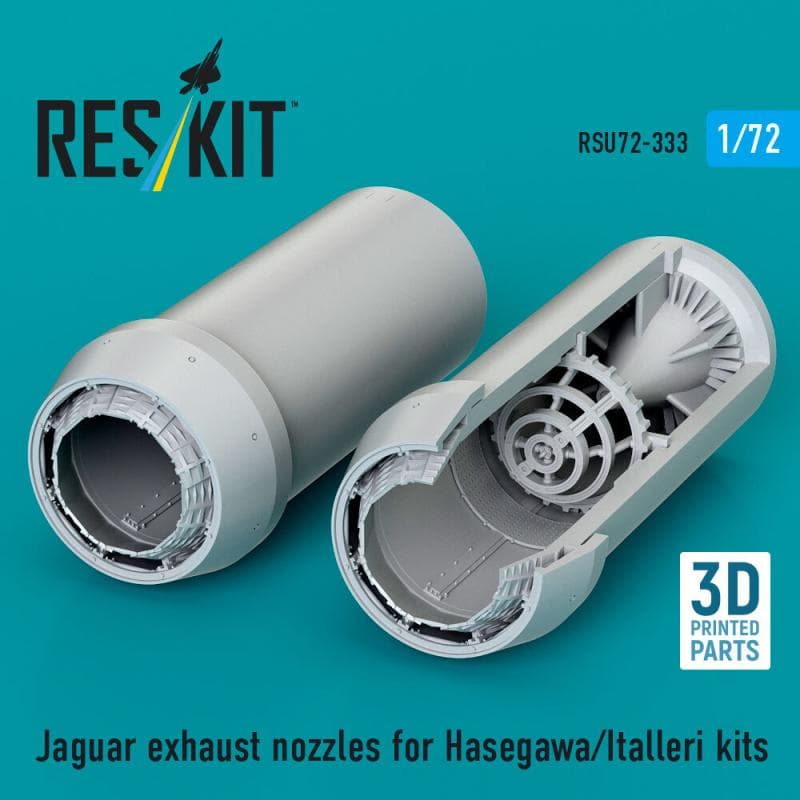 Jaguar Exhaust Nozzles [Hasegawa] (3d Printed)