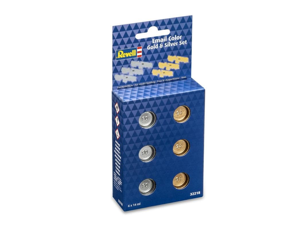 Email Color - Gold & Silver Set (6x14ml)