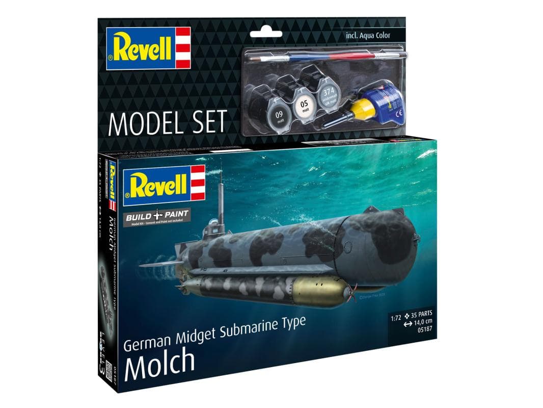 Model Set - German Midget Submarine Molch