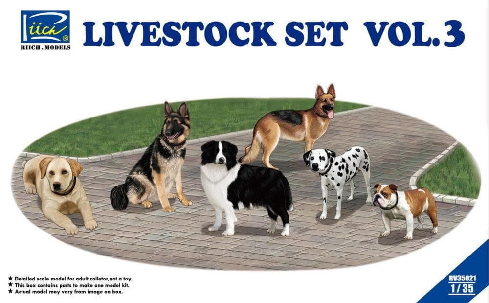Livestock Set Vol.3 (Six Dogs)