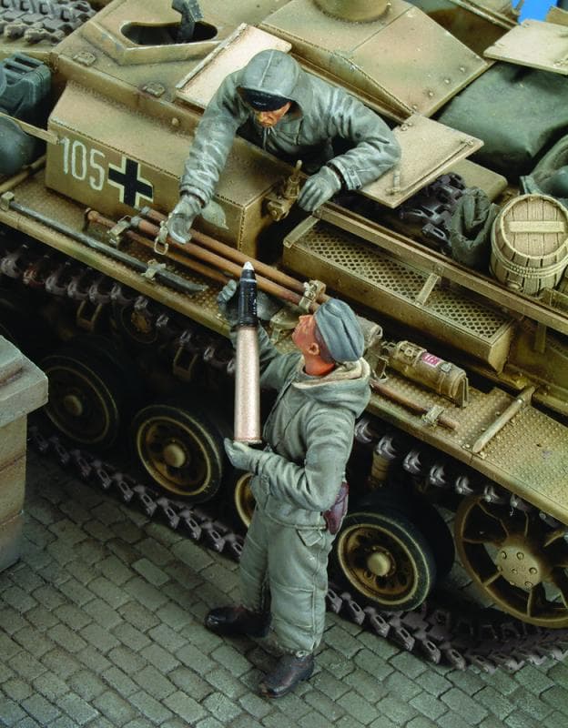 Stug Iii Crew German - Wwii (Russia 1943) 1+1/2 Fig.