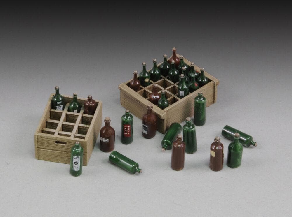 Wine Bottles And Crates