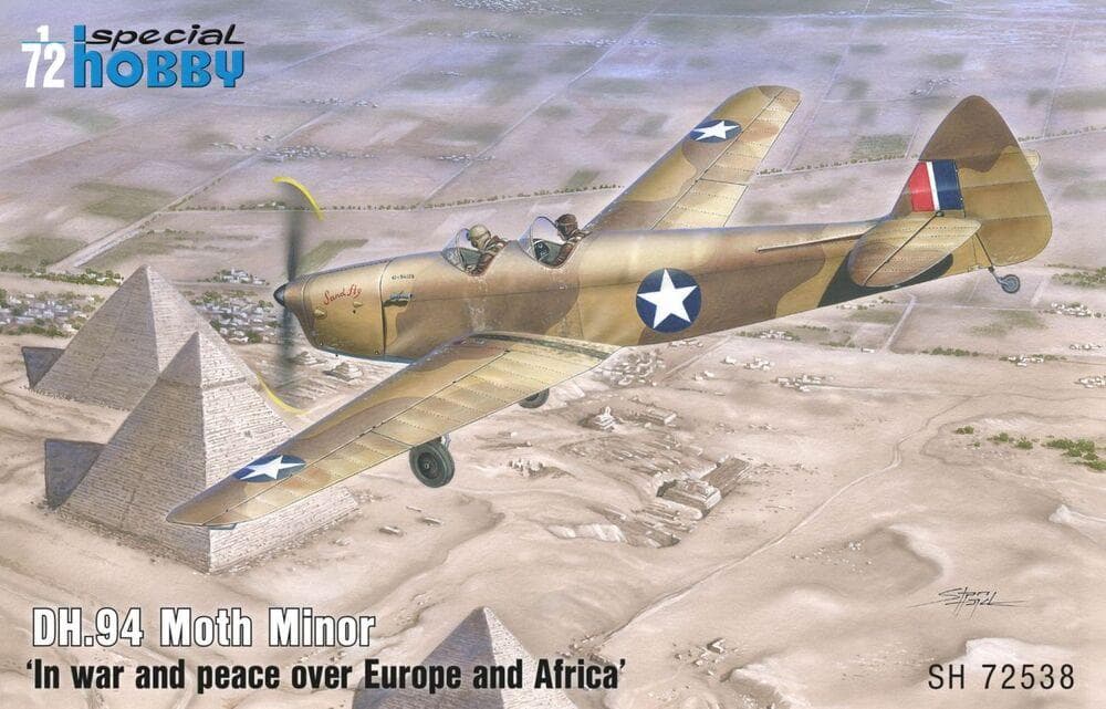 Dh.94 Moth Minor- In War And Peace Over Europe And Africa