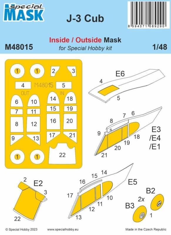 J-3 Cub - Mask