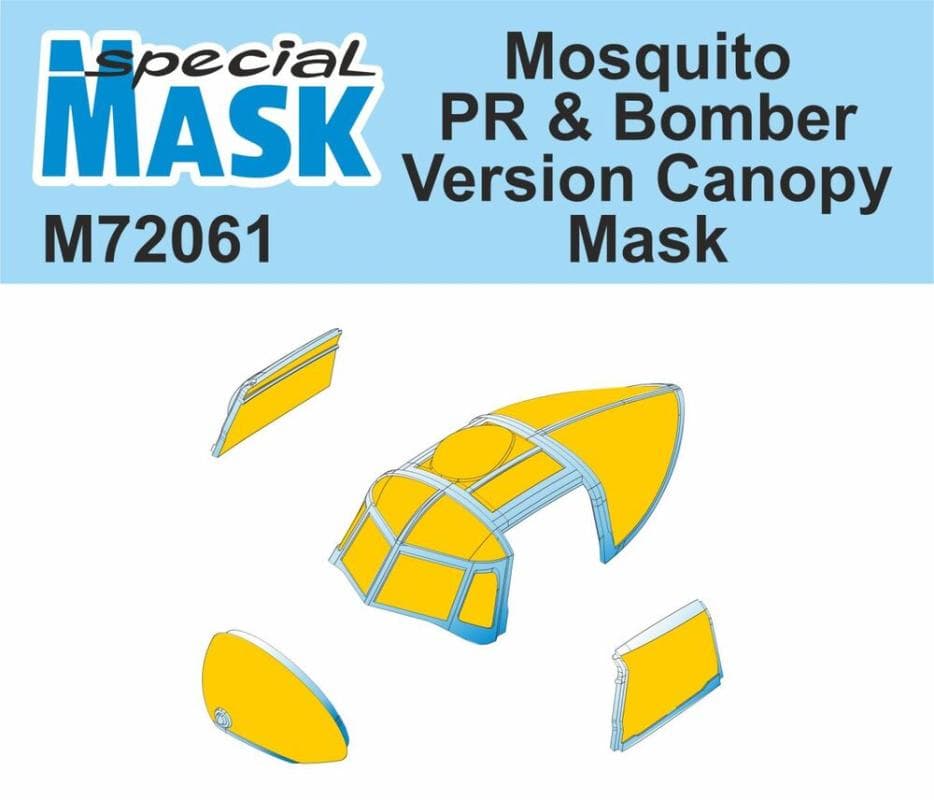 Mosquito Pr & Bomber Version - Canopy Mask