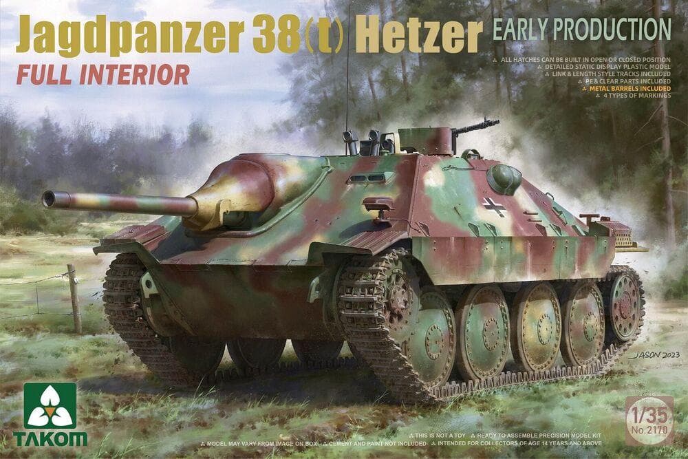Jagdpanzer 38(T) Hetzer - Early Production With Full Interior