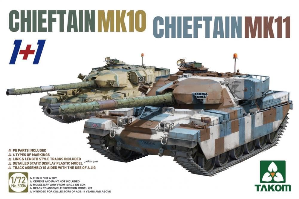 Chieftain Mk11 + Chieftain Mk10