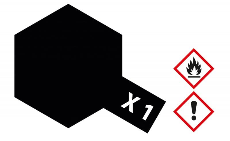 X-1 Schwarz - Glänzend [23 Ml]