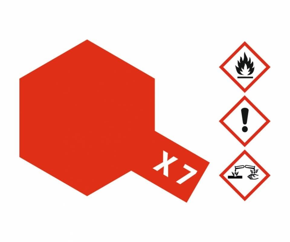 X-7 Rot - Glänzend [10 Ml]