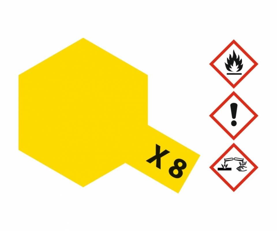 X-8 Zitronen-Gelb - Glänzend [10 Ml]