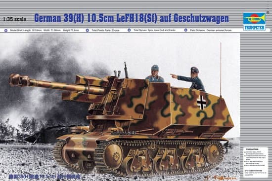 Pzkpfw 39(H) 10,5 Cm Lefh18 (Sff) Auf Geschützwagen