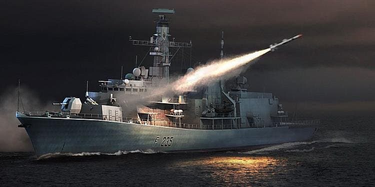 Hms Type 23 Frigate - Monmouth (F235)