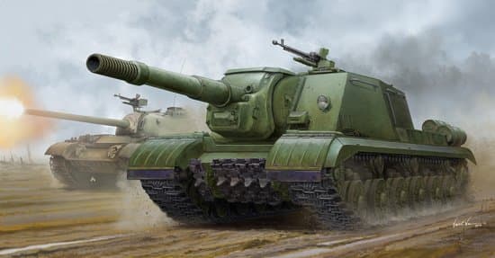 Soviet Jsu-152k Armored Self-Propelled Gun