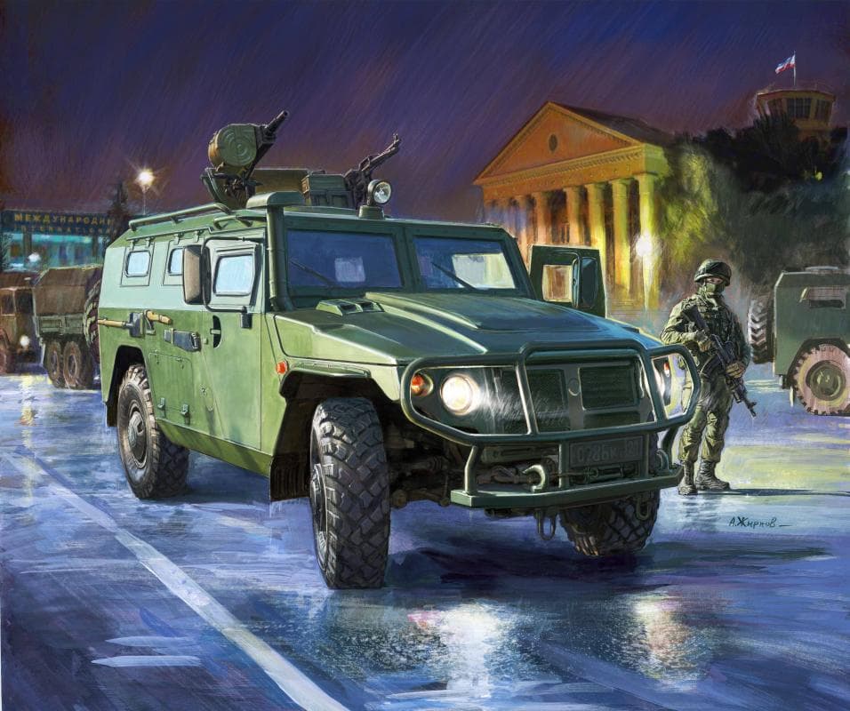 Gaz-Tiger Rus.Infant. Mobil.Vehicle