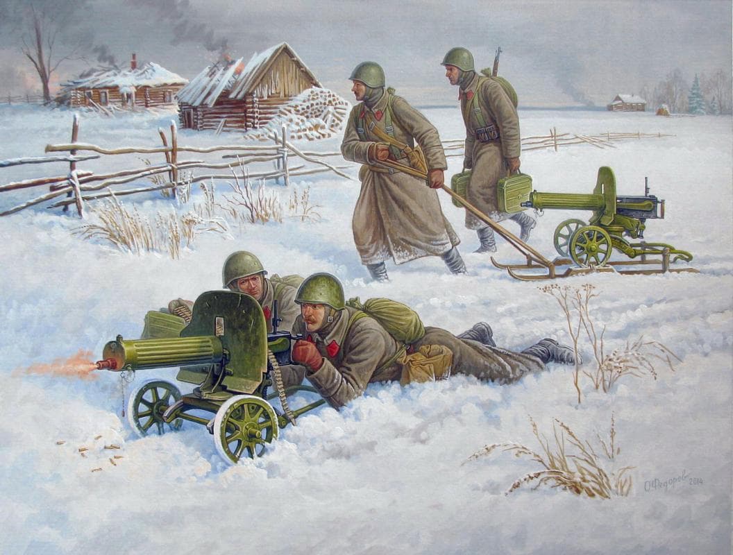 Sov.Maschinengewehr M.Crew (Winter)