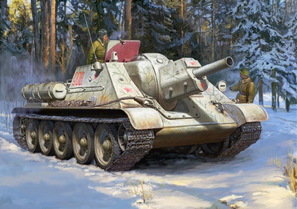 Soviet Self Propelled Gun Su-122