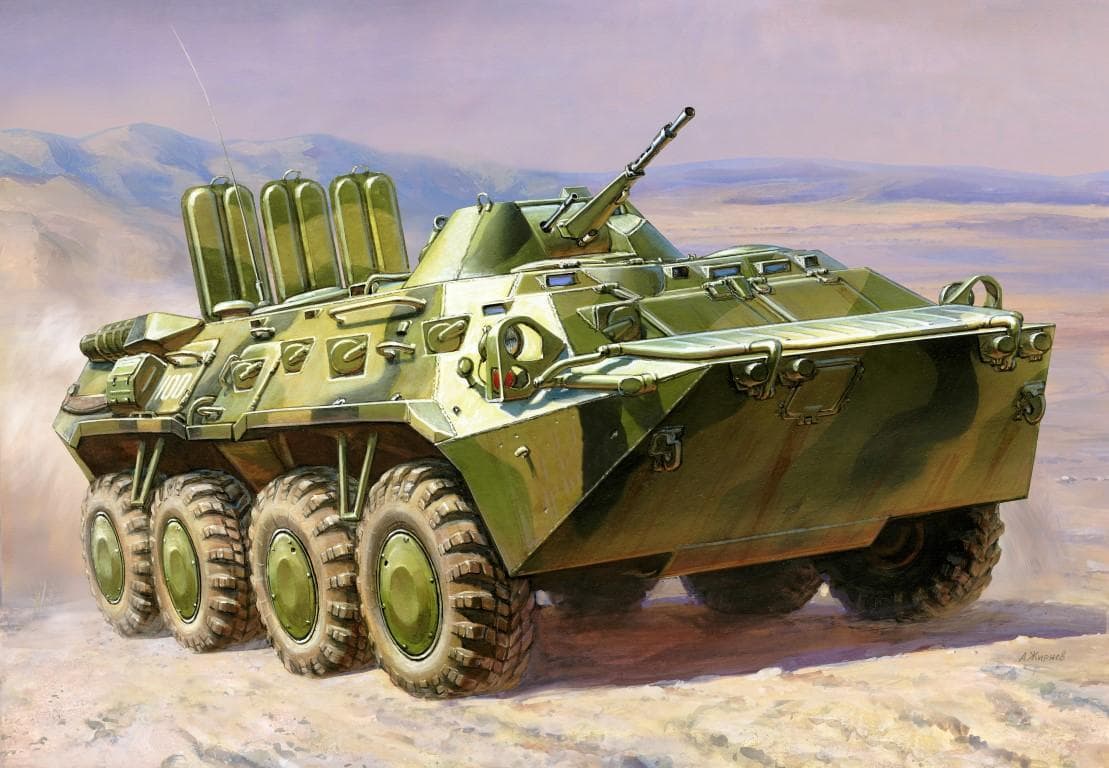 Btr-80 Russ.Gepanzerter Transport.