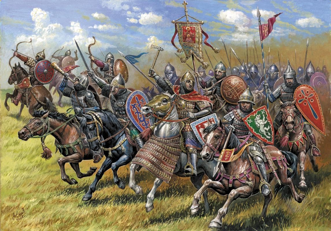Russian Mounted Knights Xiii-Xiv A.D.