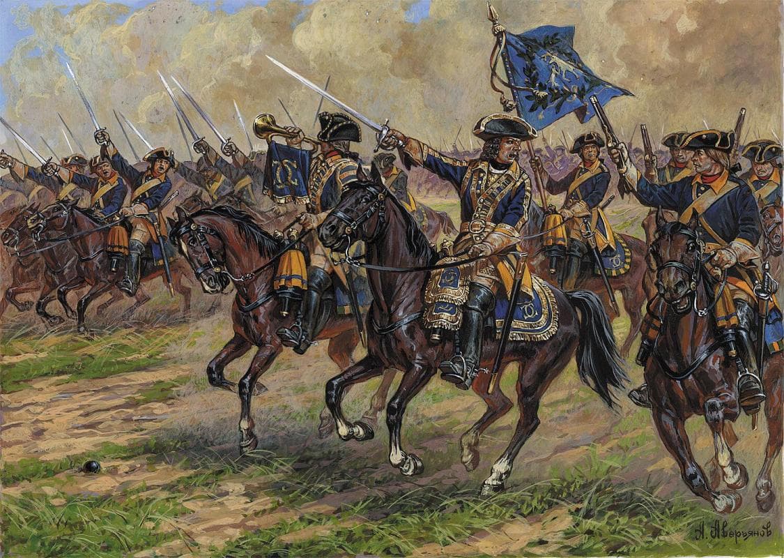 Schwedische Dragoner, Charles Xii, 17/18 Jhr.