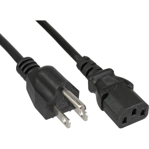 Inline® Netzkabel, Netzstecker Usa Auf Kaltgerätestecker C13, 0,5m