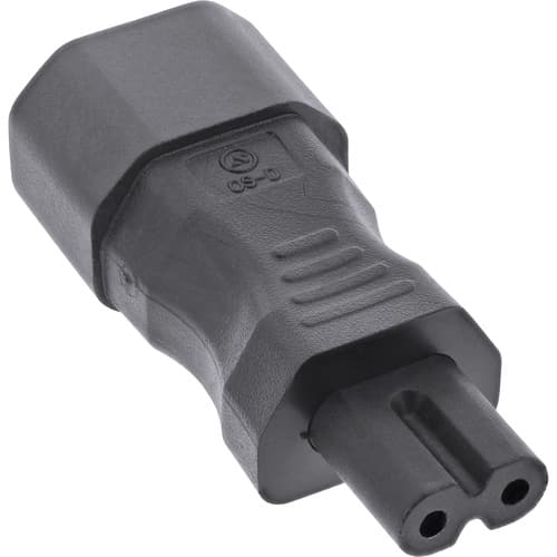 Inline® Netzadapter Iec 60320 C14 / C7, 3pol Kaltgeräte Zu 2pol