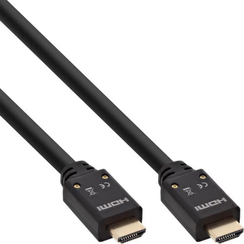 Inline® Hdmi Aktiv-Kabel, Hdmi-High Speed Mit Ethernet, 4k2k, St/St, 10m