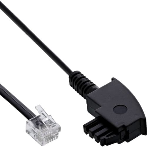 Inline® Tae-F Kabel Für Dsl Splitter, Tae-F An Western 6/2 Dec, 25 M