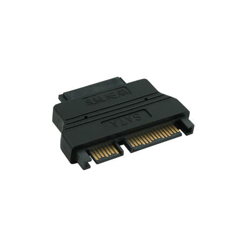 Inline® Adapter Sata, 22pol Buchse (7+15) Auf Slimline 13pol Stecker (7+6)