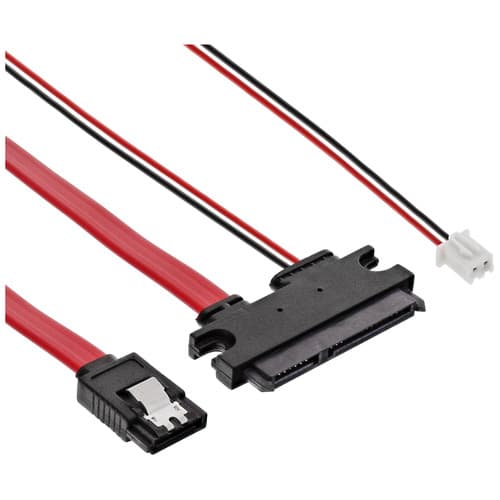 Inline® Sata Anschlusskabel Für Banana Pi, Mit Daten- Und Stromanschluss, 0,35m