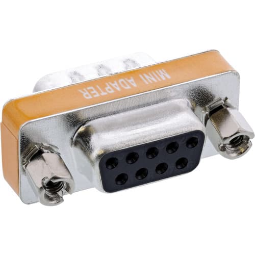 Inline® Nullmodemadapter, 9pol Stecker / Buchse, Bulk