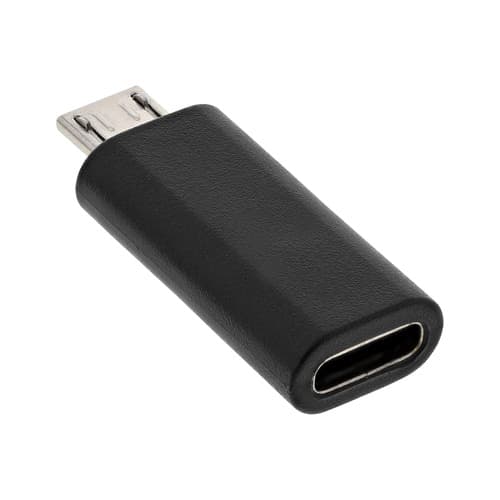 Inline® Usb 2.0 Adapter, Micro-Usb Stecker Auf Usb-C Buchse