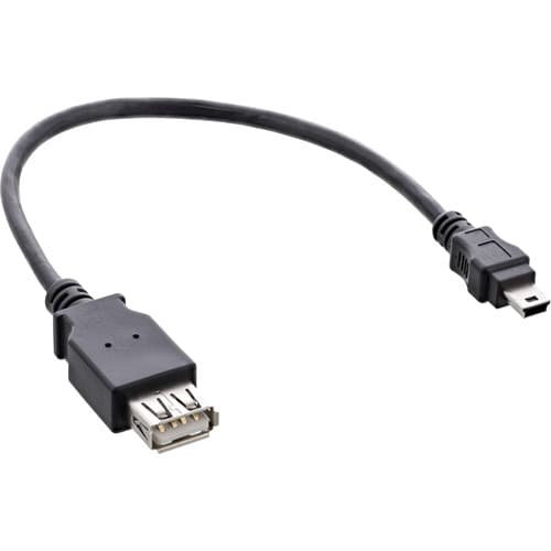 Inline® Usb 2.0 Adapterkabel, Buchse A Auf Mini-5pol Stecker, 0,2m