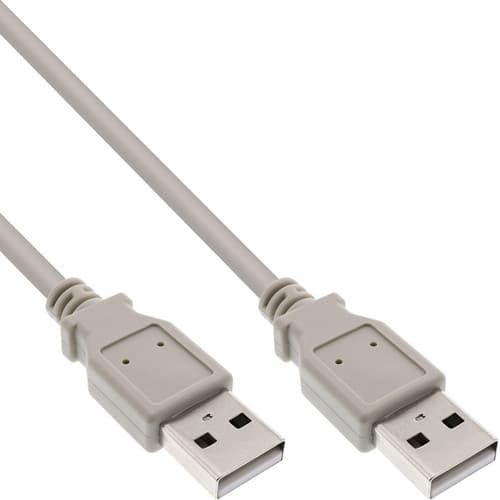 Inline® Usb 2.0 Kabel, A An A, Beige, 1m