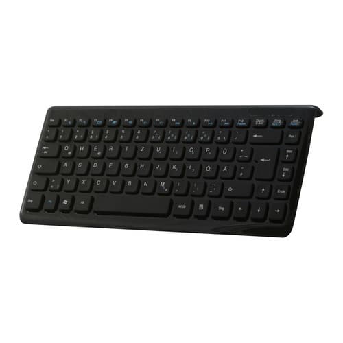 Perixx Periboard-407 De B, Mini Usb-Tastatur, Schwarz
