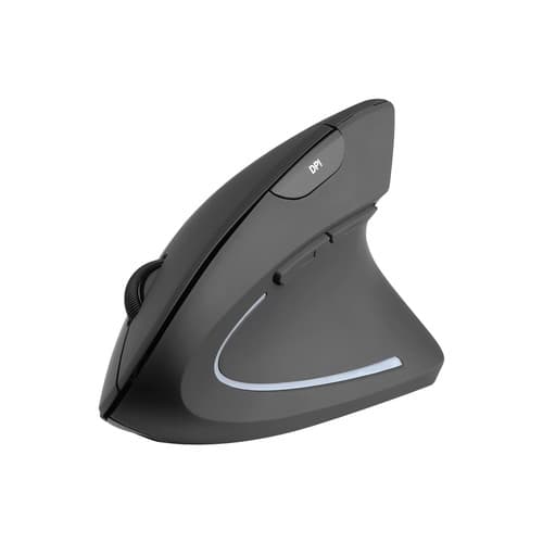 Perixx Perimice-713 R Vertikale Ergonomie-Maus, Kabellos, Wiederaufladbar