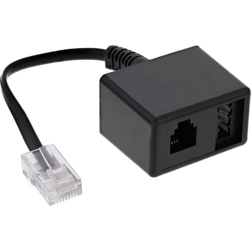 Inline® Tae Adapterkabel Rj45 Stecker Auf Tae-N & Rj11 Buchse